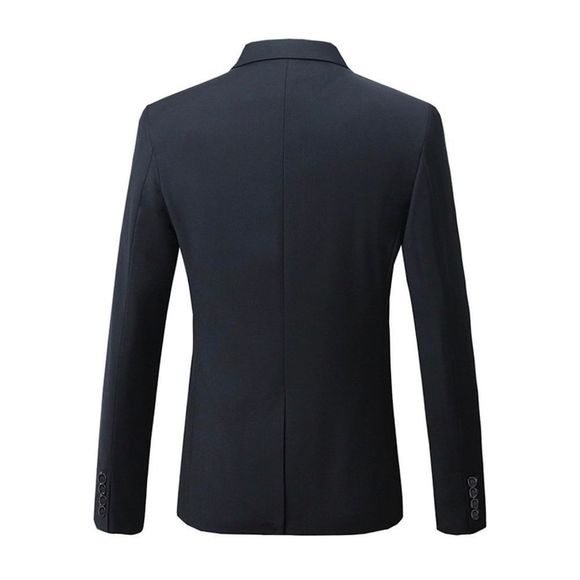 NEW Mens Black Blazer Sport Coat Jacket 42 - Picture 2 of 5